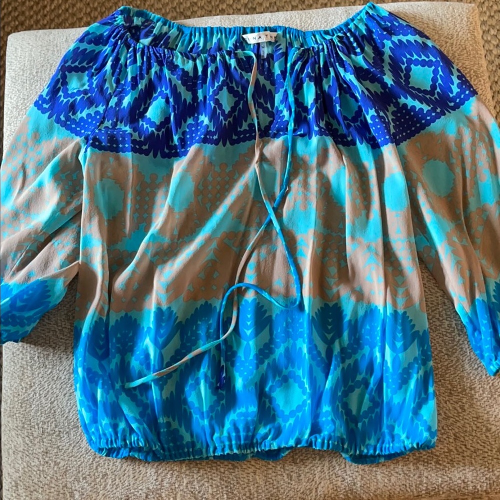 Trina Turk shirt with front tie